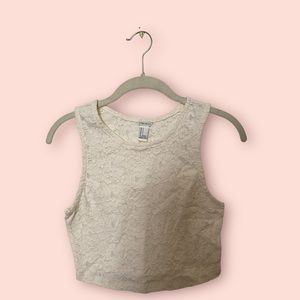 FREE W/ PURCHASE!! Off White Crop Top